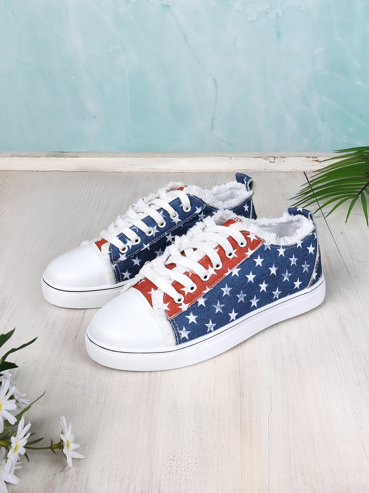 American Flag Independence Day Commemorative Canvas Shoes