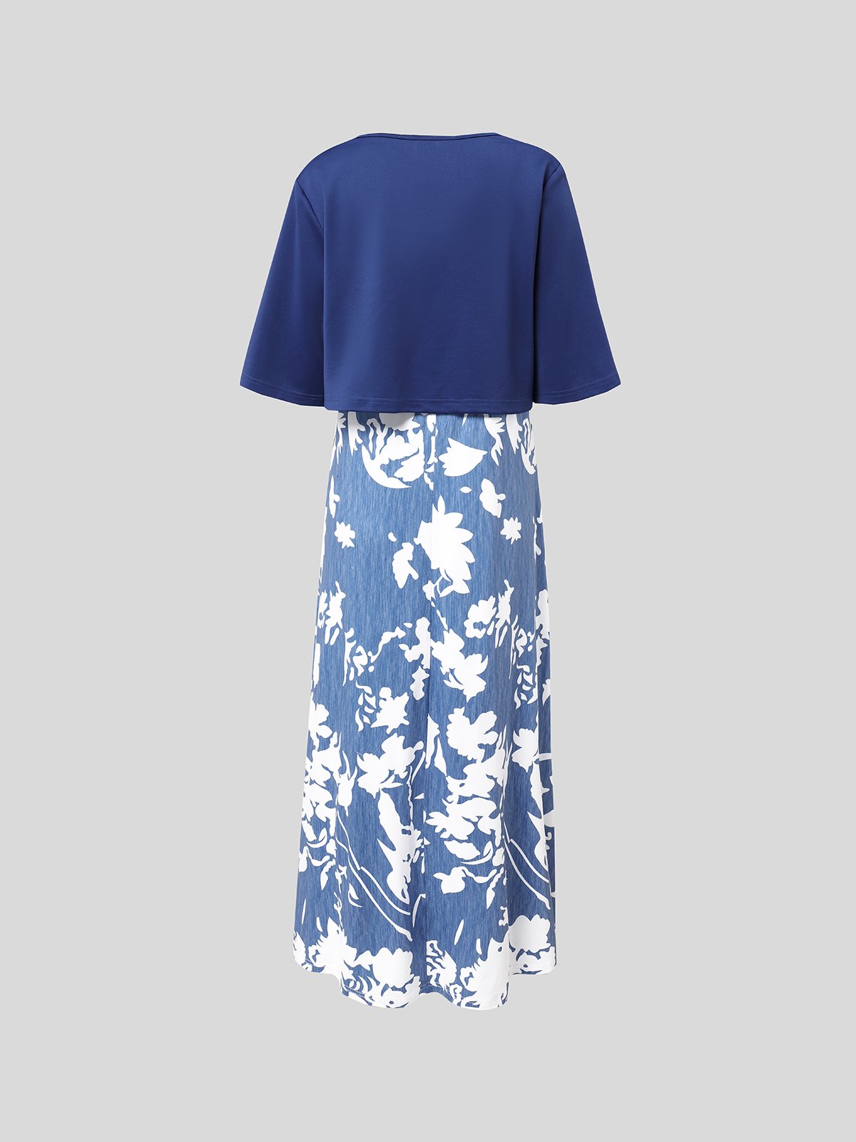 Regular Fit Casual Floral Two-Piece Set