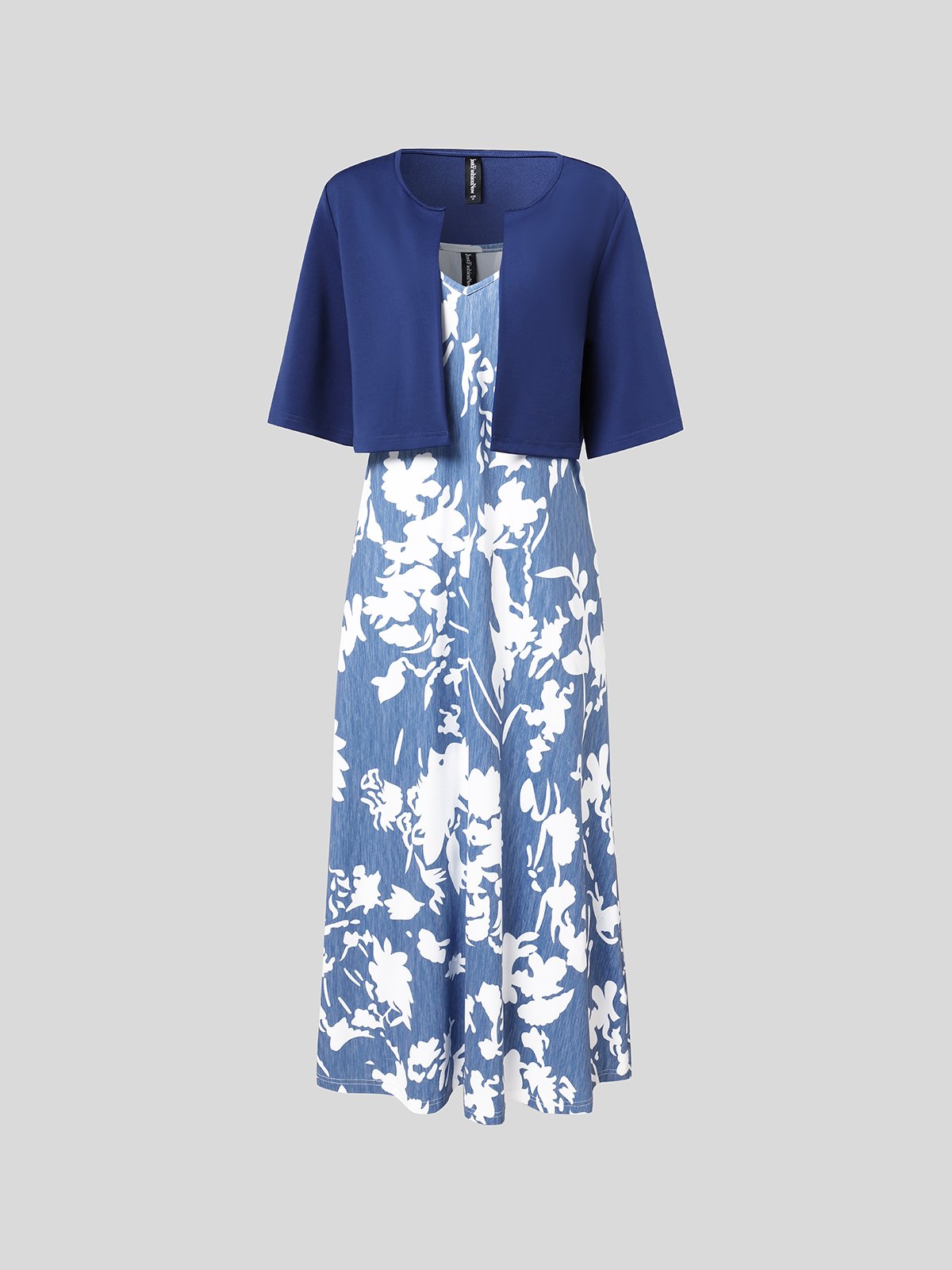 Regular Fit Casual Floral Two-Piece Set