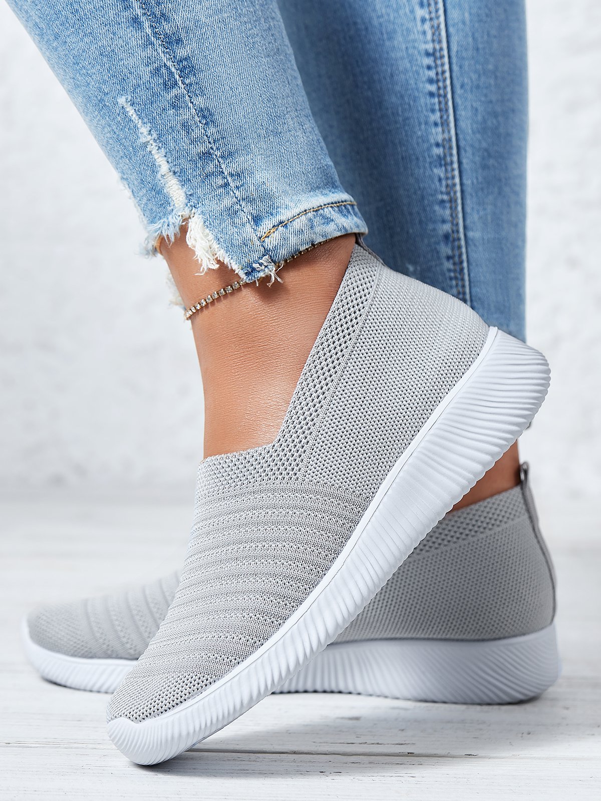 Breathable Slip On Sports Sneakers