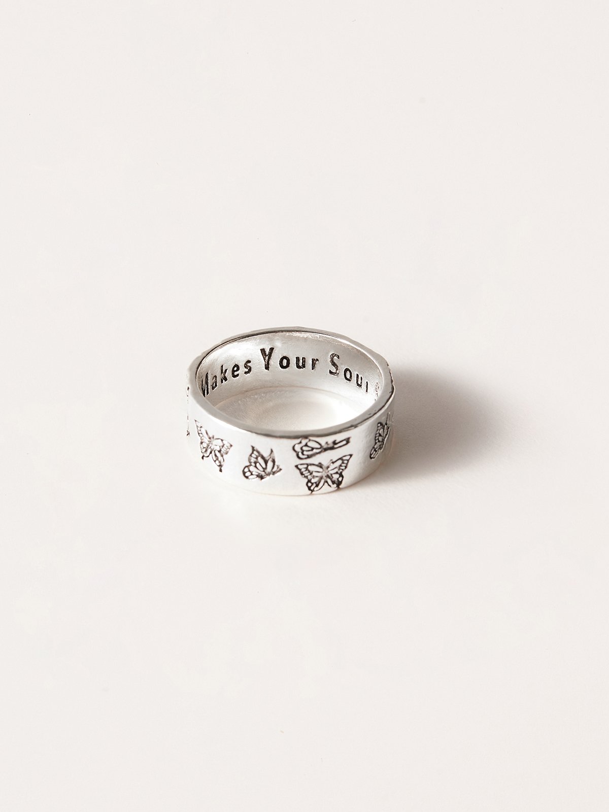 Do What Makes Your Soul Shine Engraved Ring