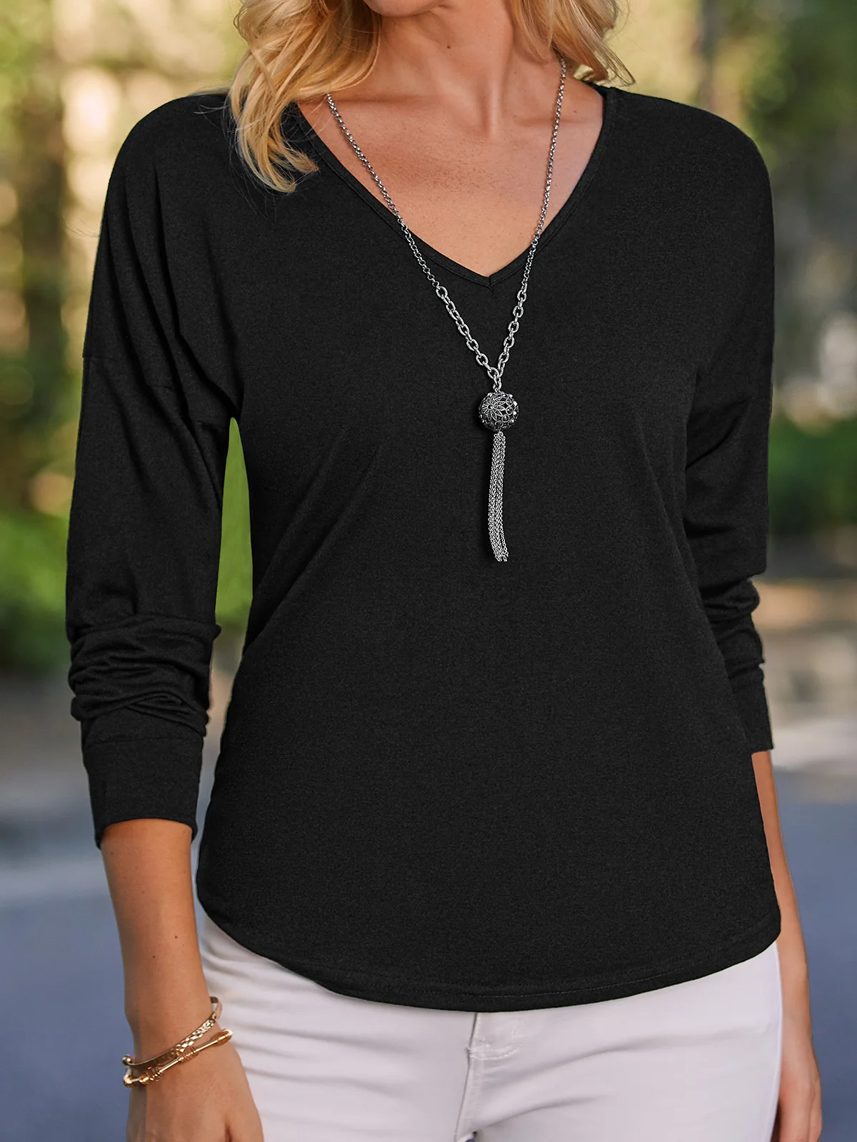 Women Casual Top Tunic Blouse T-shirt