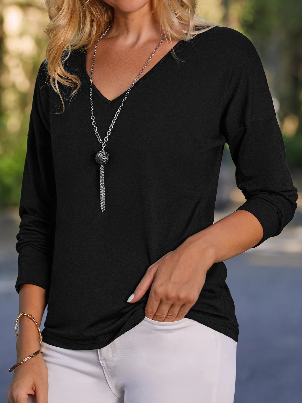 Women Casual Top Tunic Blouse T-shirt