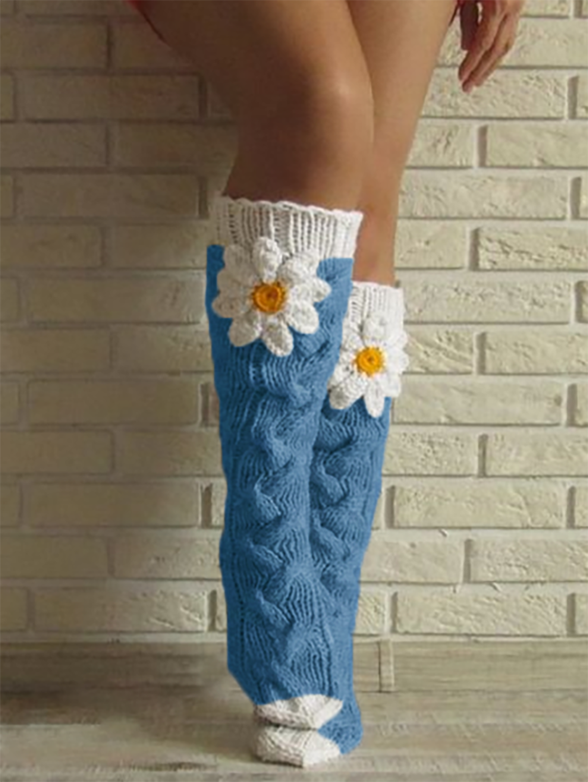 Floral All Season Casual Flower Socks