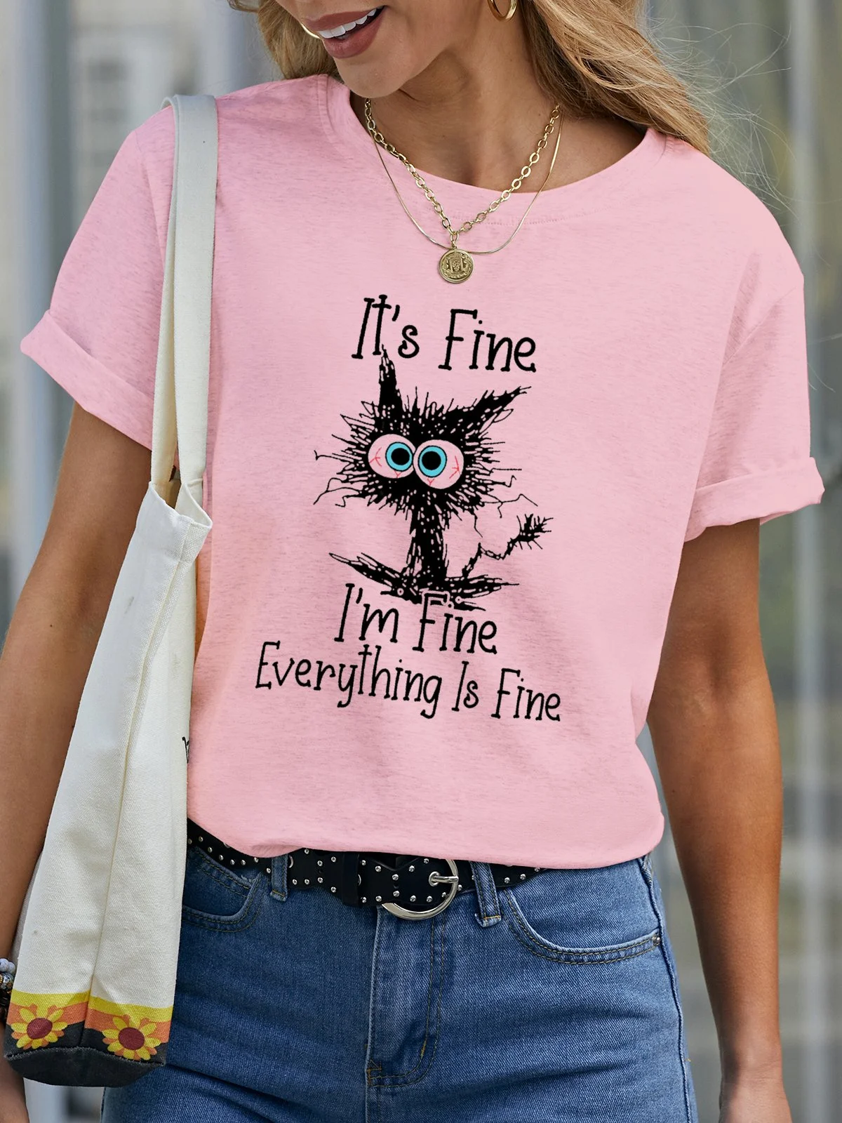I am Fine Cotton Short Sleeve T-Shirt