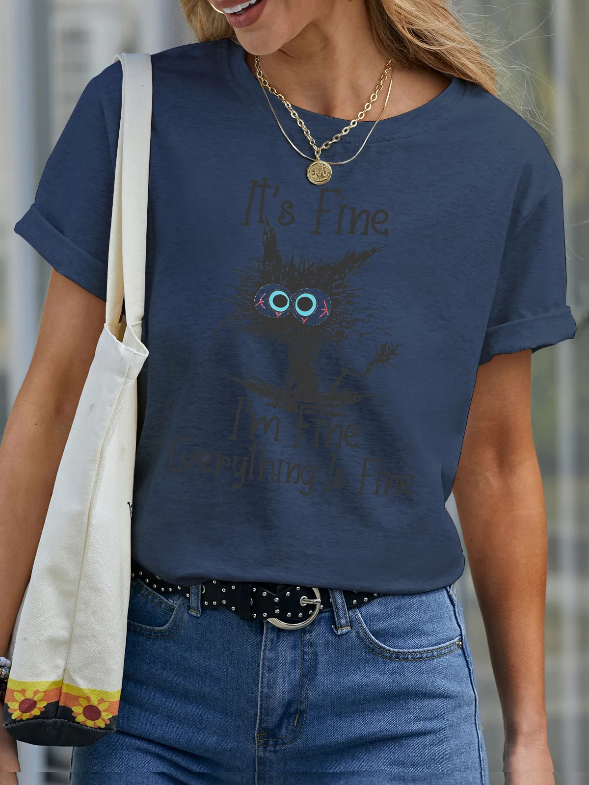 I am Fine Cotton Short Sleeve T-Shirt