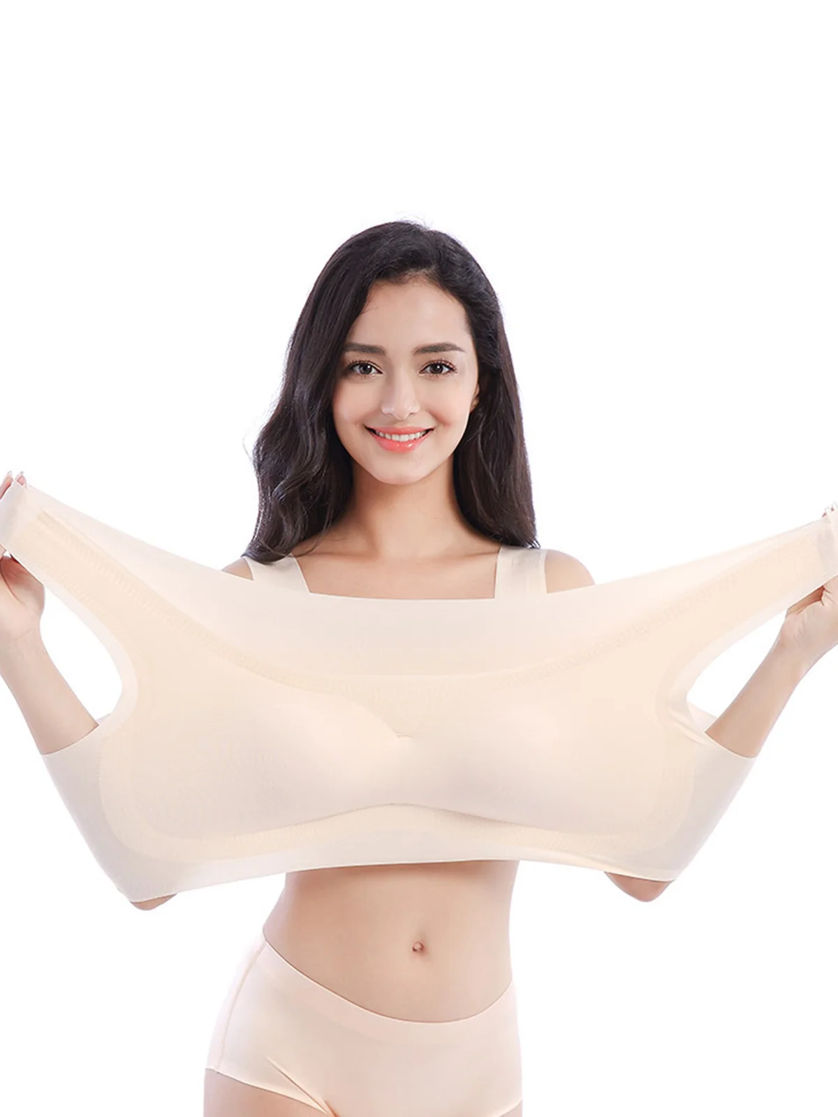 High Elastic Wireless Breathable Soft Full Busty Comfort Bra