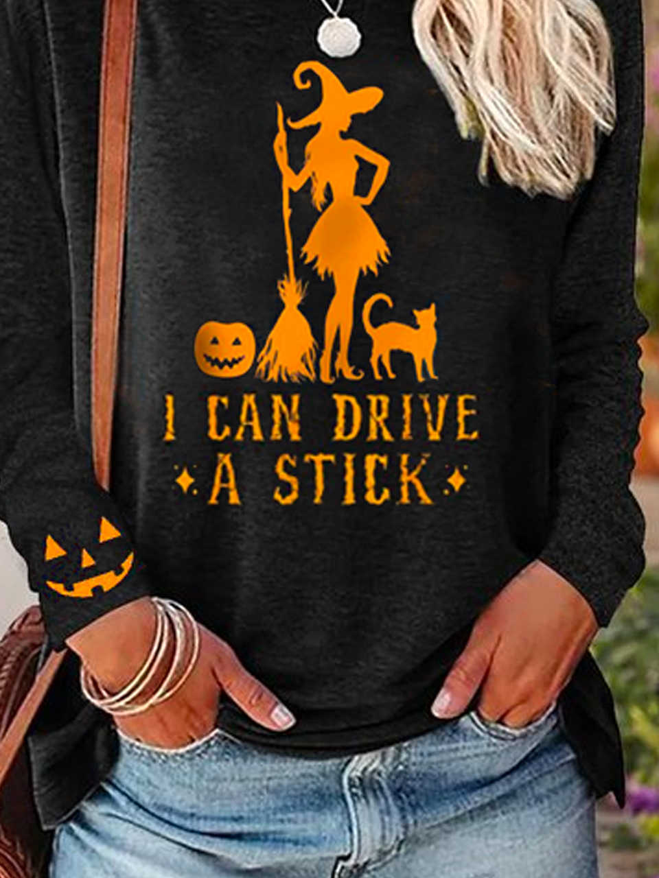 Halloween Crew Neck Loose T-Shirt