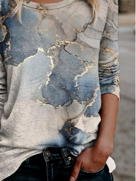 Crew Neck Loose Casual T-Shirt