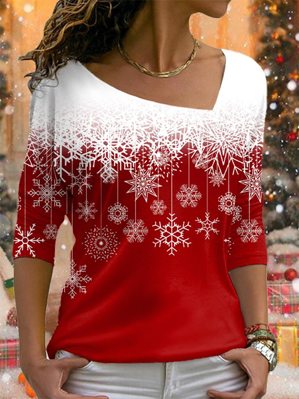 Casual Christmas T-Shirt Xmas T-shirt