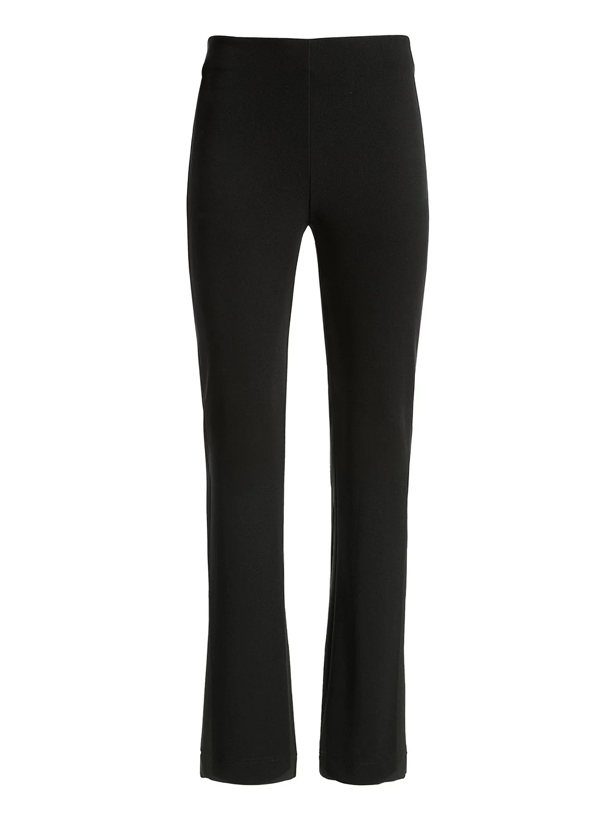 Daily Casual Plain Zipper Commuting Fashion H-Line Long Straight Pants