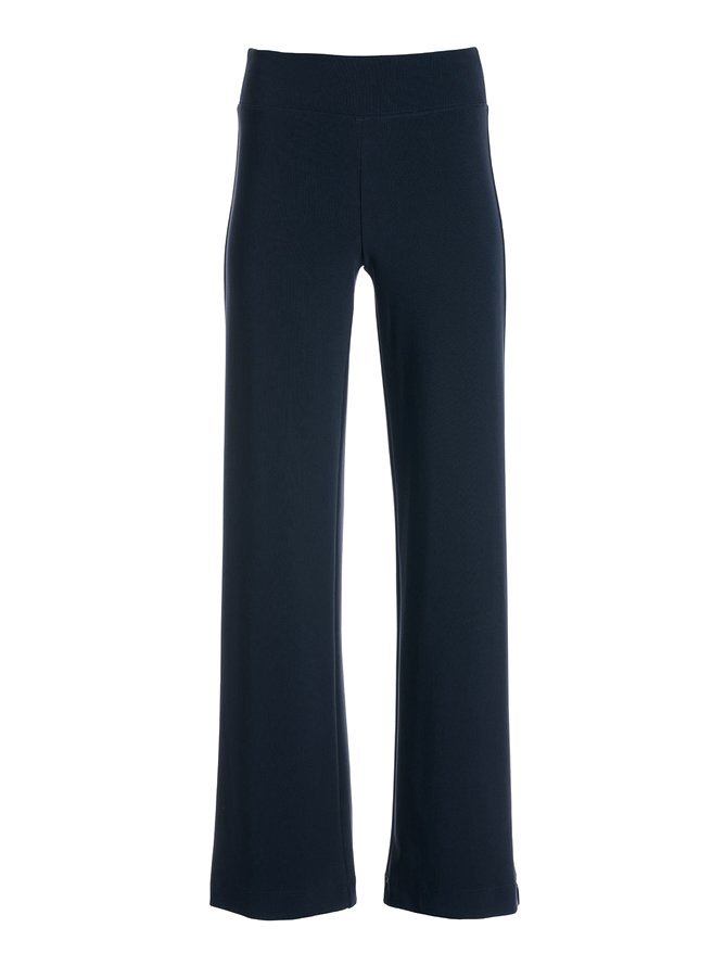 Casual Loose Jersey Plain Pants