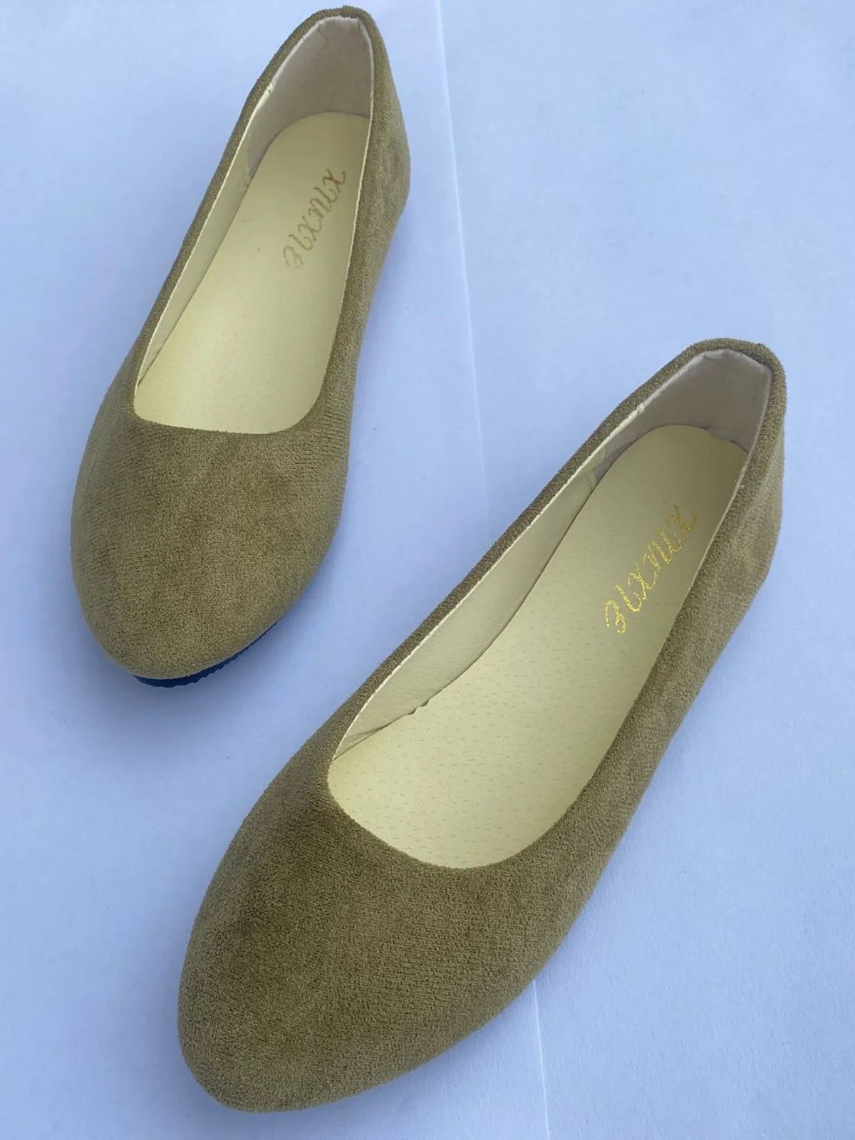 Multi-color Breathable Plain Velvet Simple Non-SlipSlip On Shallow Shoes Non-Slip Flat Heel Shoes