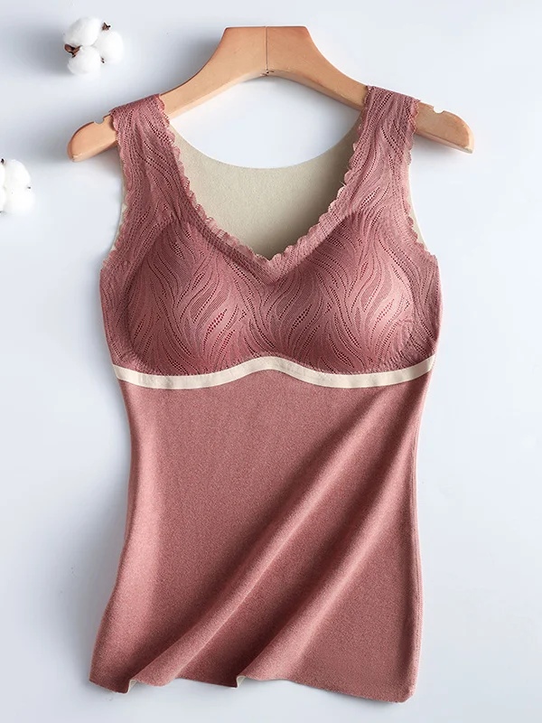 Wearless bra with padded and plush insulation