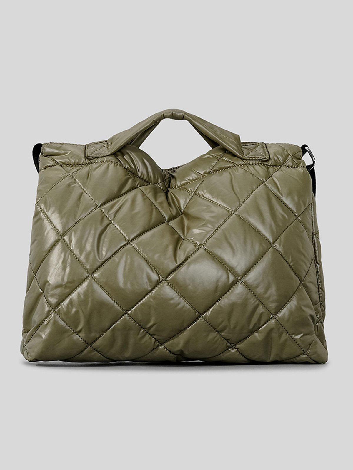 Large Capacity Rhombus Shoulder Bag Nylon Crossbody Tote Bag