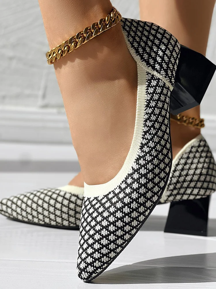 All Season Casual Plain Mesh Fabric Shallow Shoes