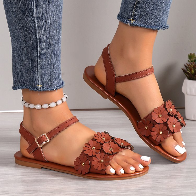 Summer Pu Casual Plain Sandal