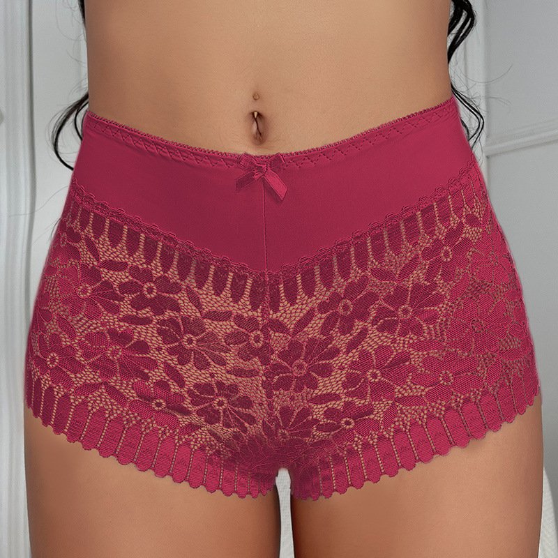 Lace Casual Plain Panty