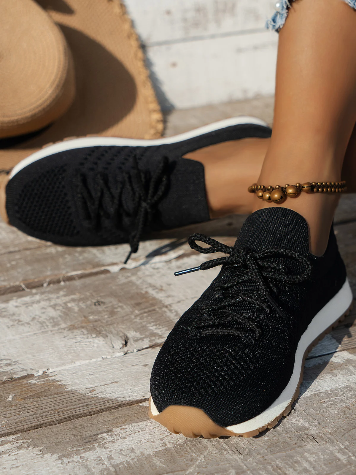Mesh Fabric Plain All Season Casual Shoes