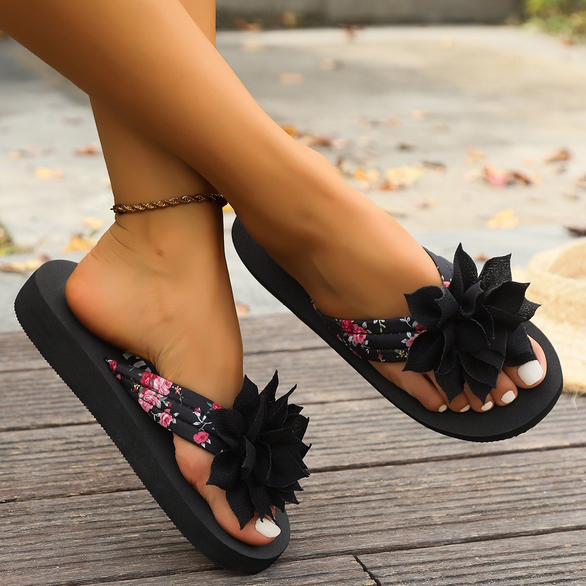 Summer Thick Bottom Slide Sandals