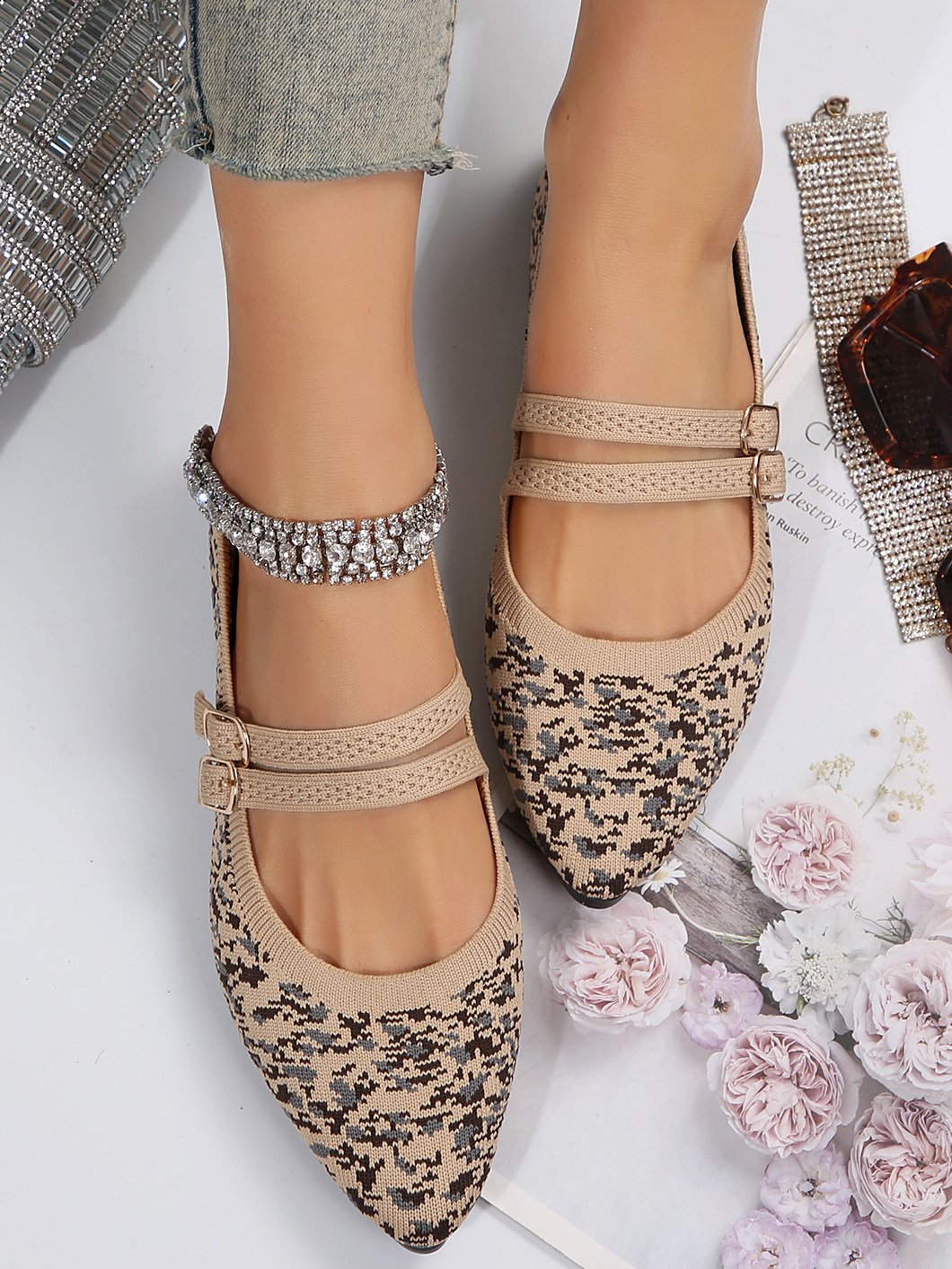 All Season Casual Mesh Fabric Shallow Shoes