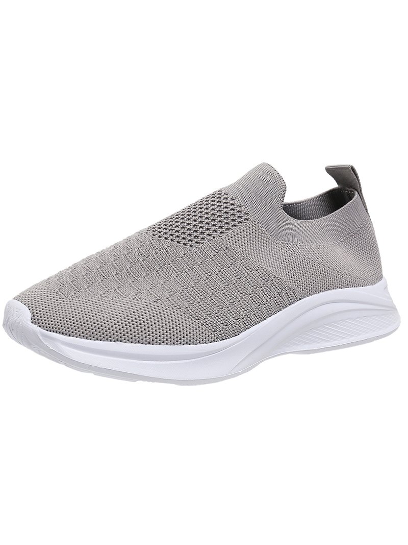 Plain All Season Casual Flyknit Sneakers