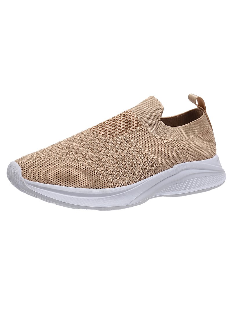 Plain All Season Casual Flyknit Sneakers