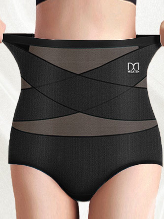 Wholesale of high waisted pure cotton belly tightening and hip lifting underwear