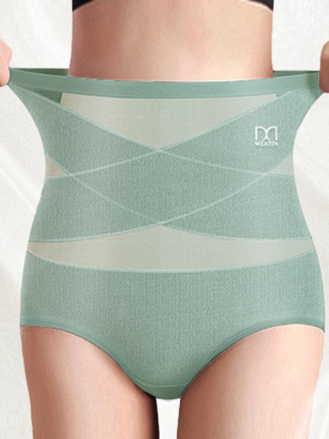 Wholesale of high waisted pure cotton belly tightening and hip lifting underwear