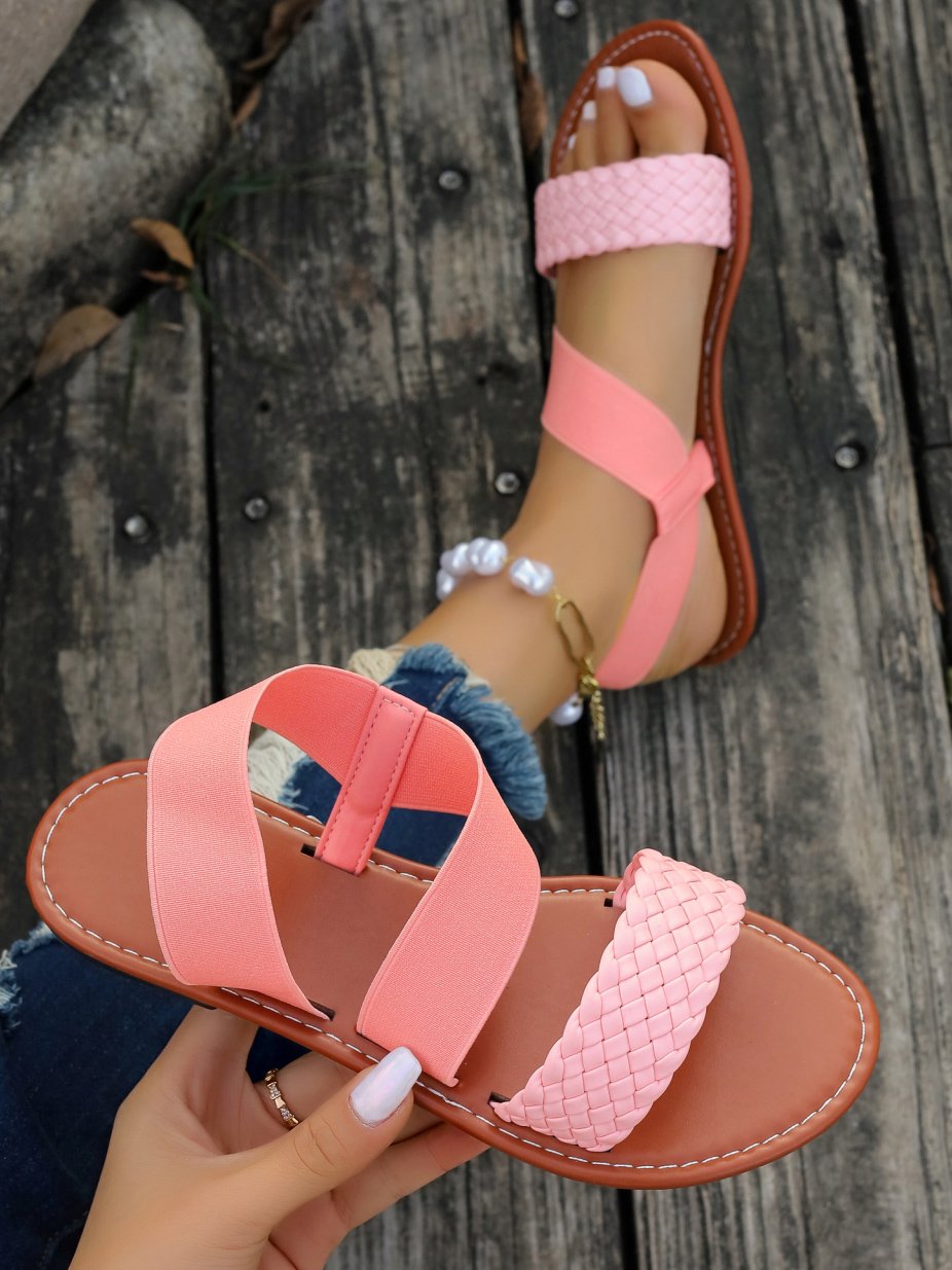 Plain Pu Summer Sandal