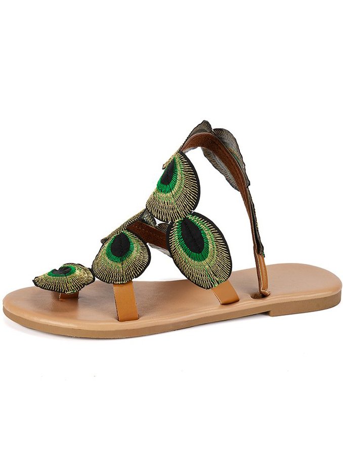 Leather Summer Casual Sandal