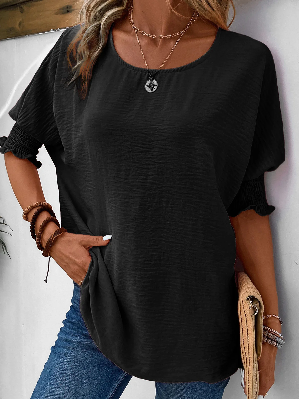 Casual Loose Plain Shirt