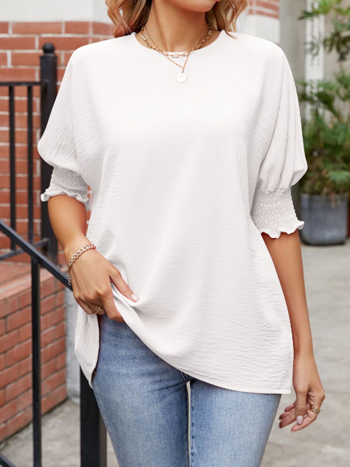 Casual Loose Plain Shirt