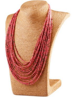 Multi Layered Rice Bead Necklace