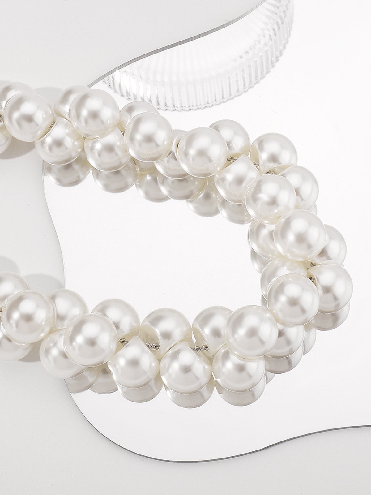 Baroque Imitation Pearl Irregular Choker