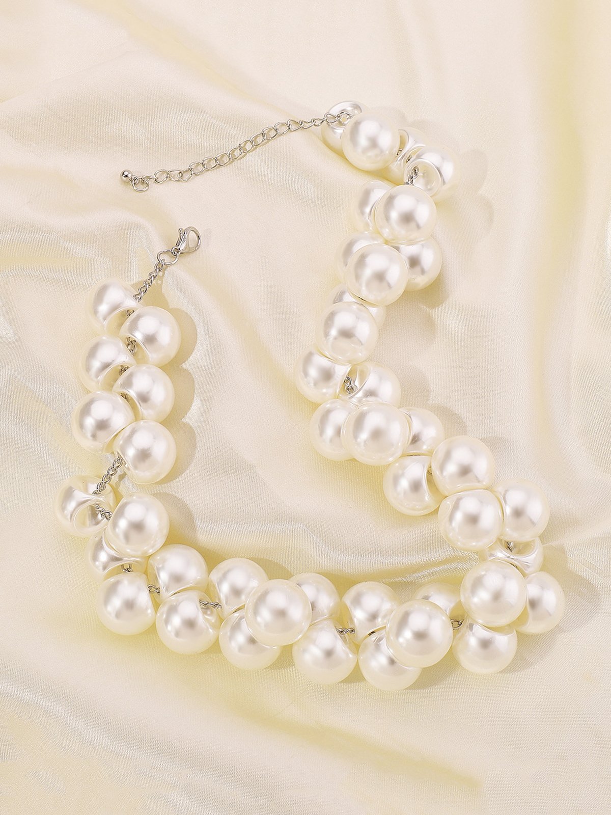 Baroque Imitation Pearl Irregular Choker
