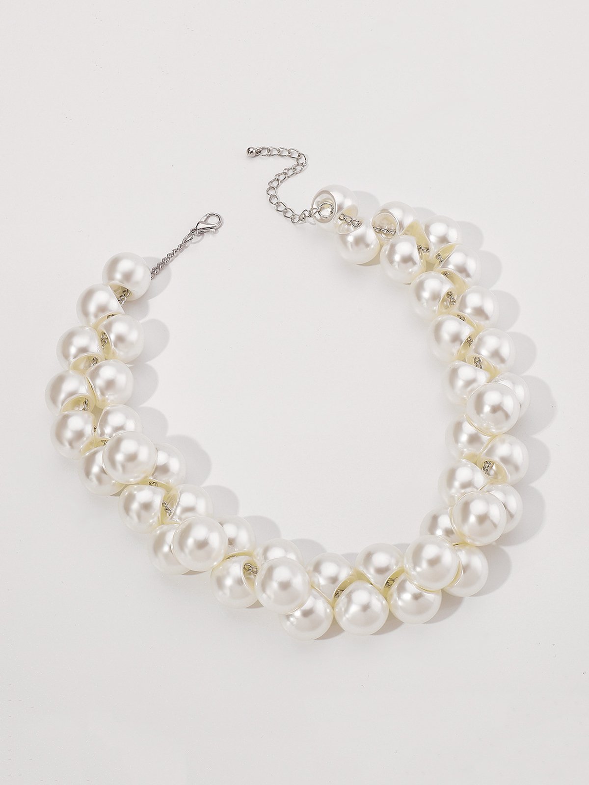 Baroque Imitation Pearl Irregular Choker