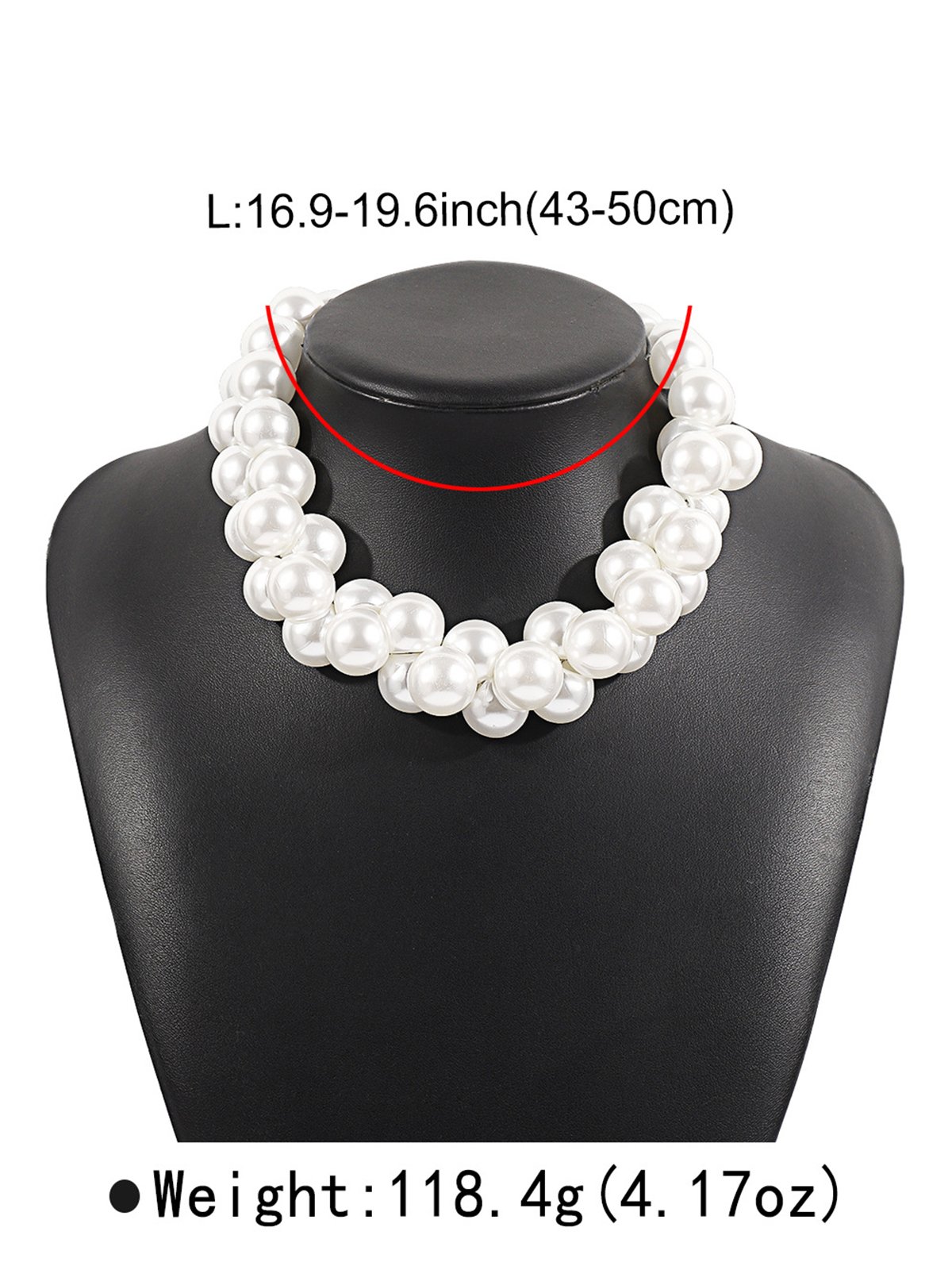 Baroque Imitation Pearl Irregular Choker