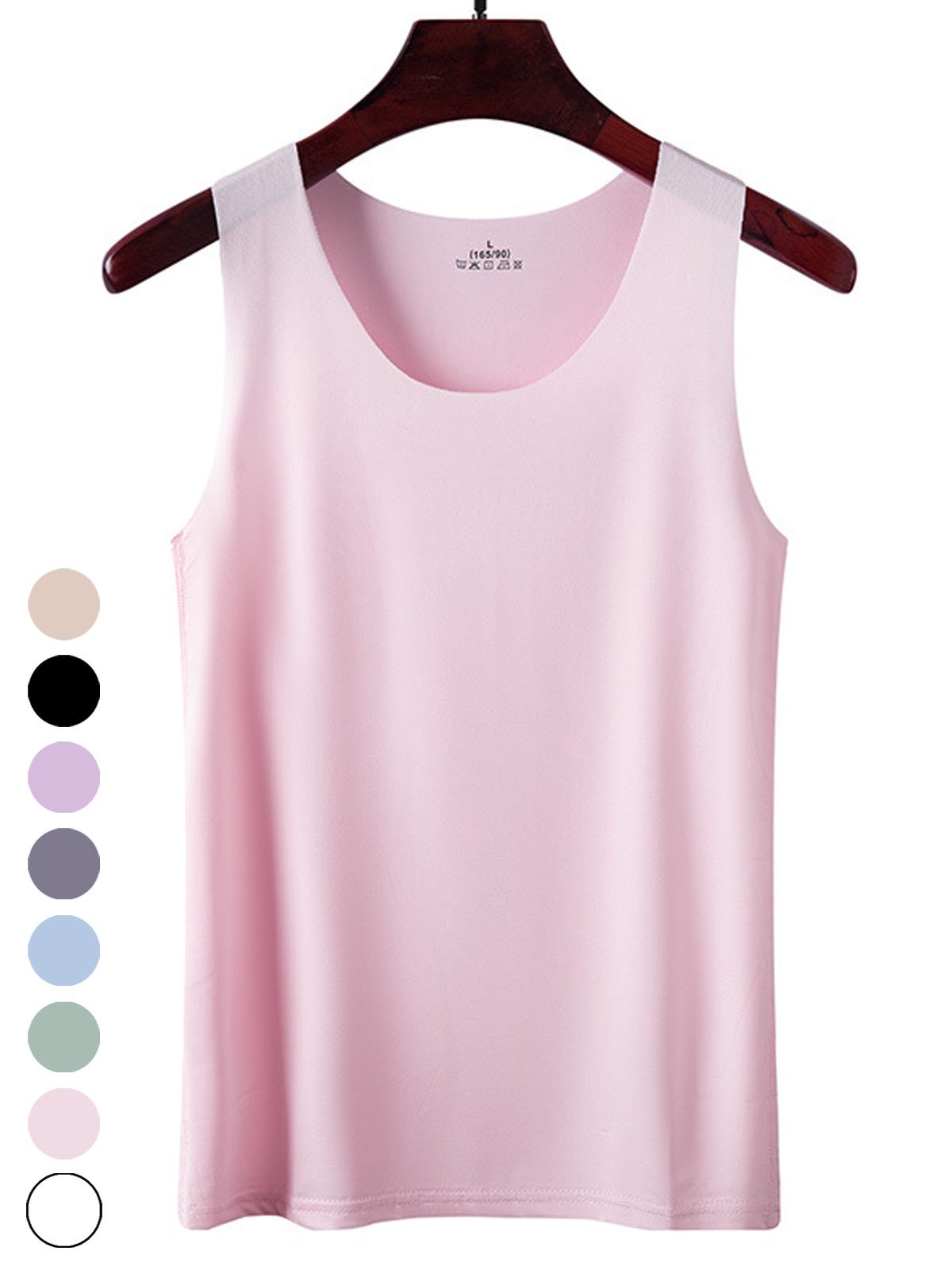 Casual Plain Summer Lightweight Daily Sleeveless Tank Top