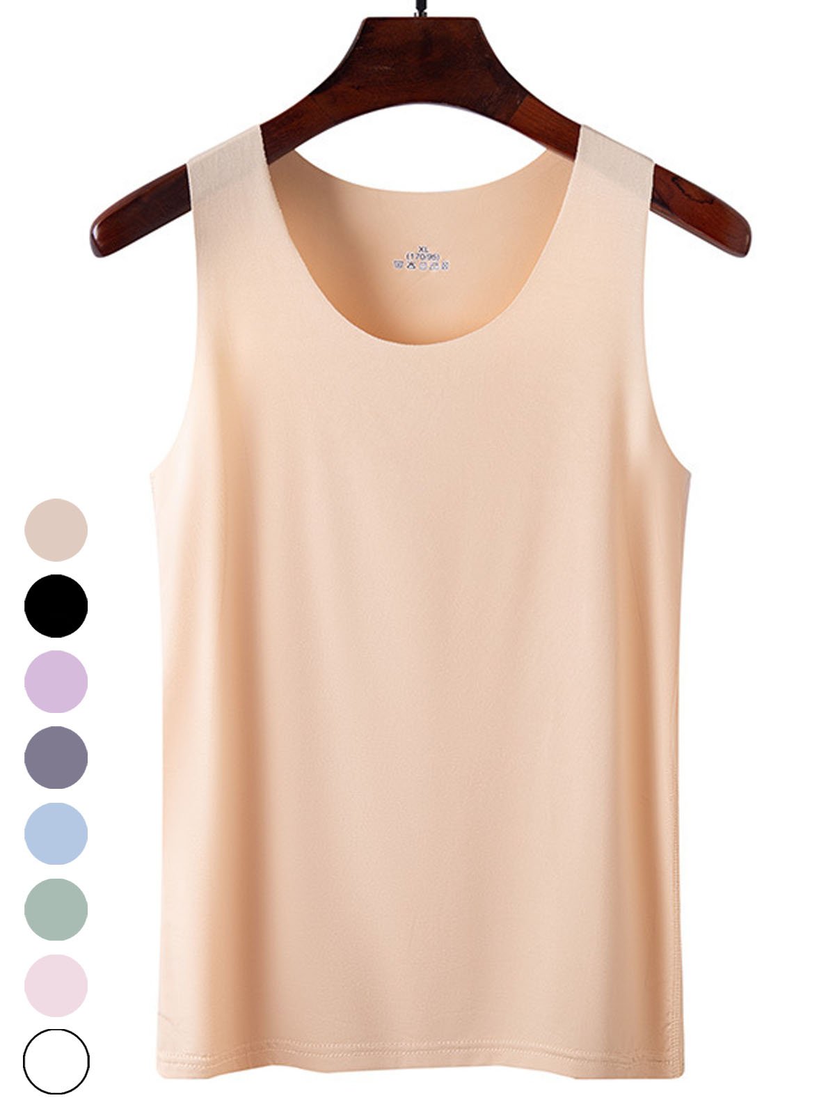 Casual Plain Summer Lightweight Daily Sleeveless Tank Top