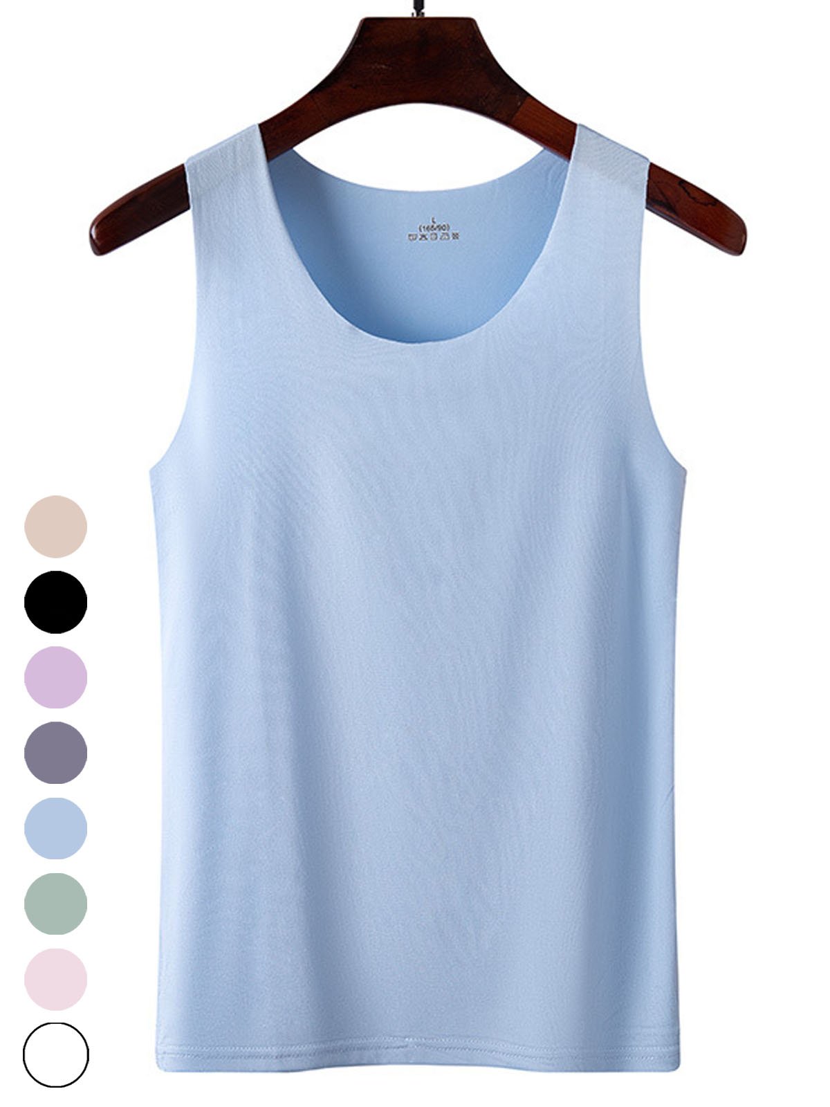 Casual Plain Summer Lightweight Daily Sleeveless Tank Top