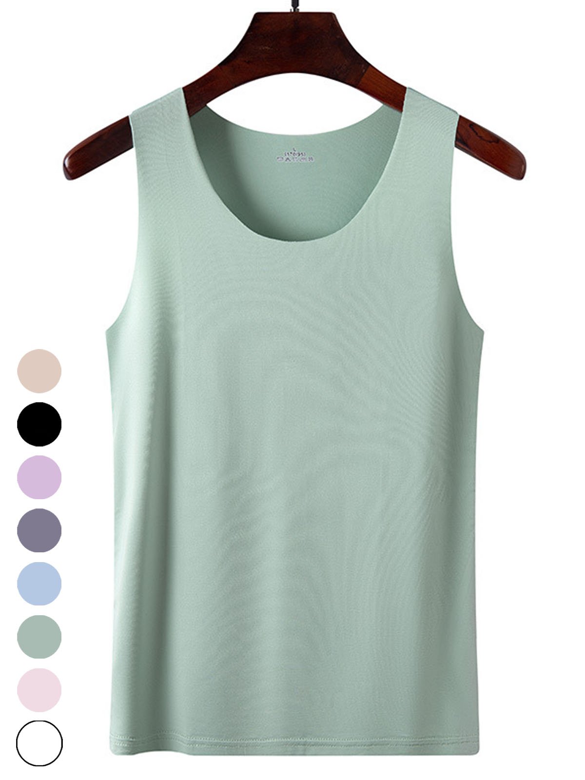 Casual Plain Summer Lightweight Daily Sleeveless Tank Top