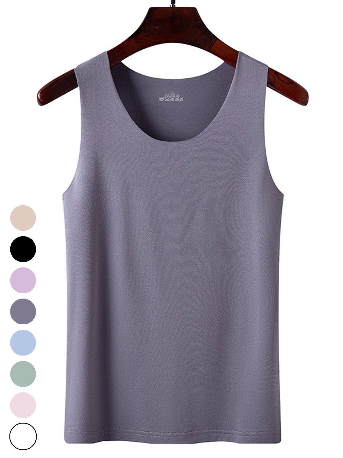 Casual Plain Summer Lightweight Daily Sleeveless Tank Top