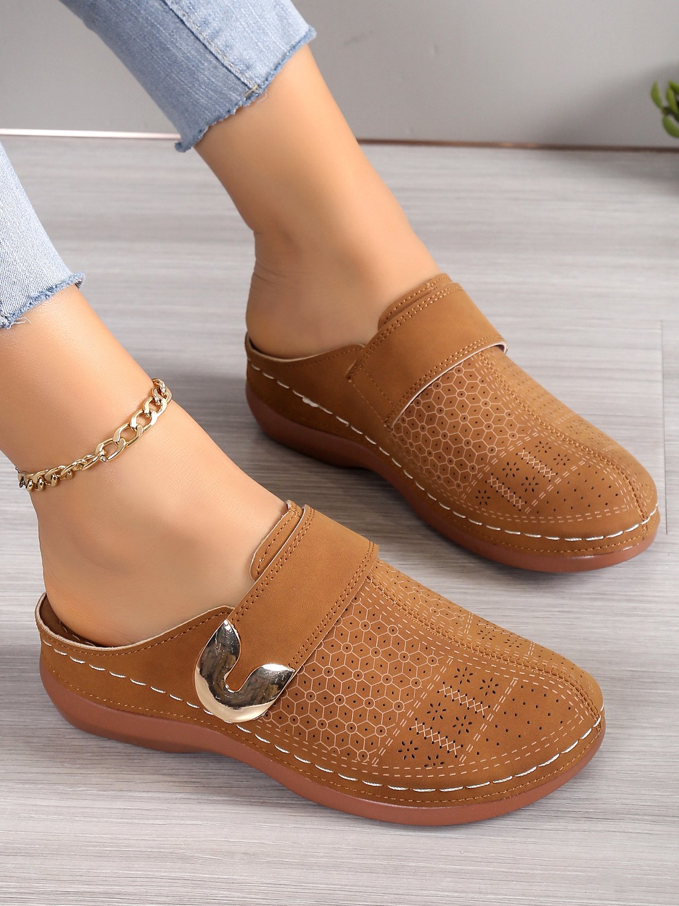 Pu Summer Casual Slide Sandals