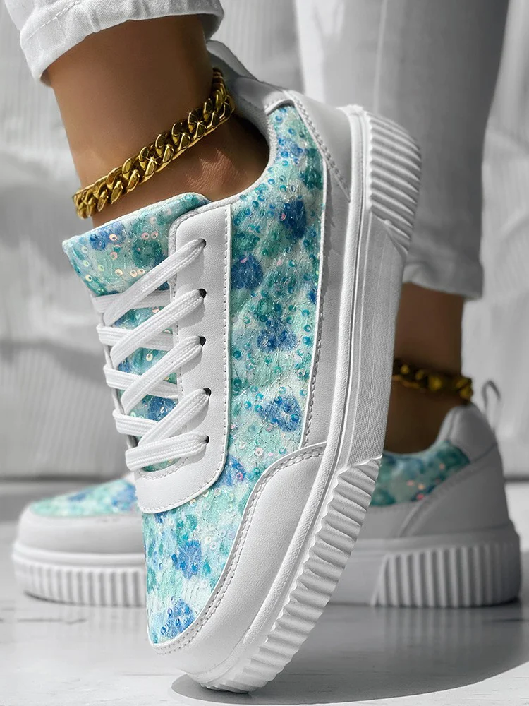 Plain Casual Pu All Season Skate Shoes