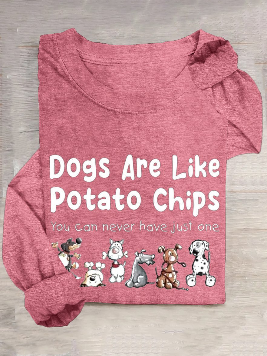 Cotton-Blend Dog Casual T-Shirt