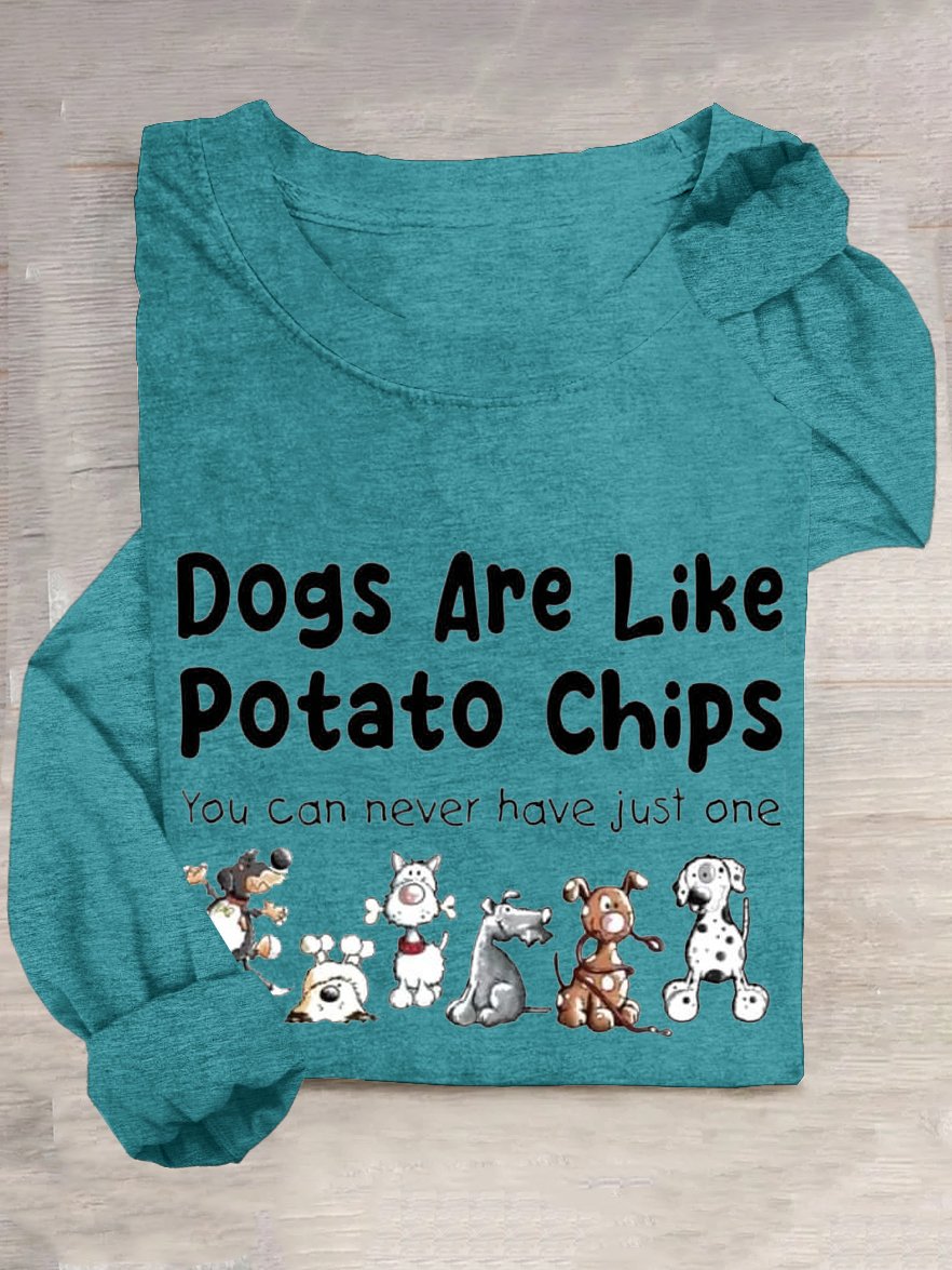 Cotton-Blend Dog Casual T-Shirt