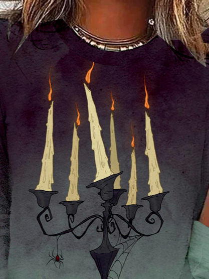 Halloween Regular Fit Casual T-Shirt
