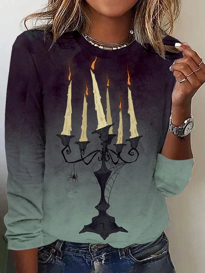 Halloween Regular Fit Casual T-Shirt