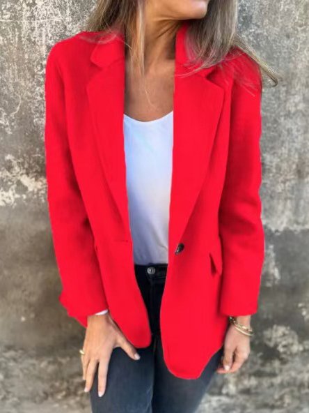 Shawl Collar Casual Jacket